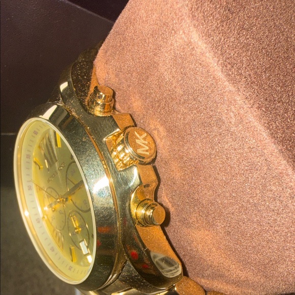 Michael Kors Gold Chronograph Watch - Picture 4 of 10